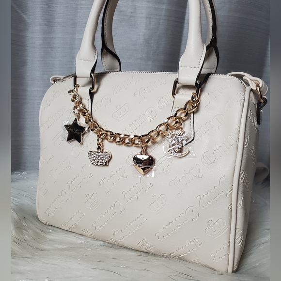 JUICY COUTURE angel not your babe satchel crossbody bag - Picture 4 of 9